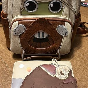 Loungefly Star Wars Tusken Raider Backpack and Wallet